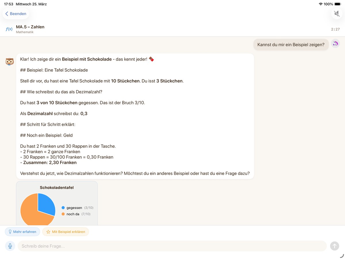 Klari visuelle Erklärung